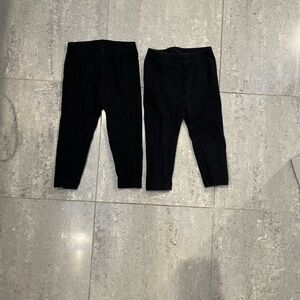 Old Navy Black Leggings Set - 18m
